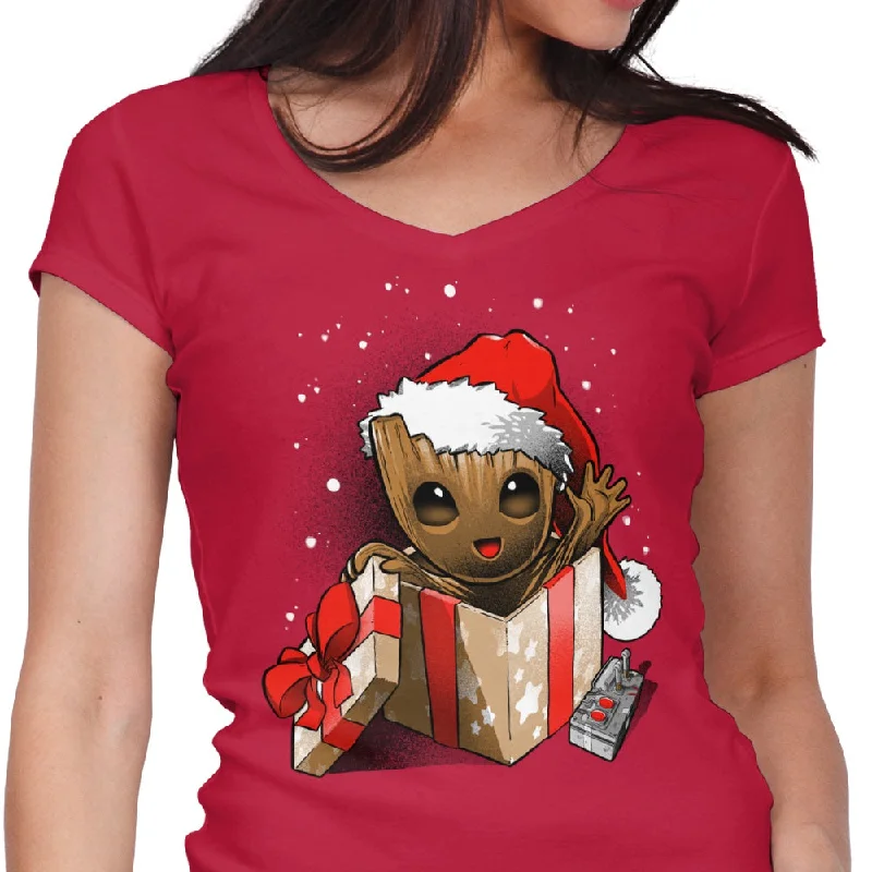 I Am Christmas - Women's V-Neck