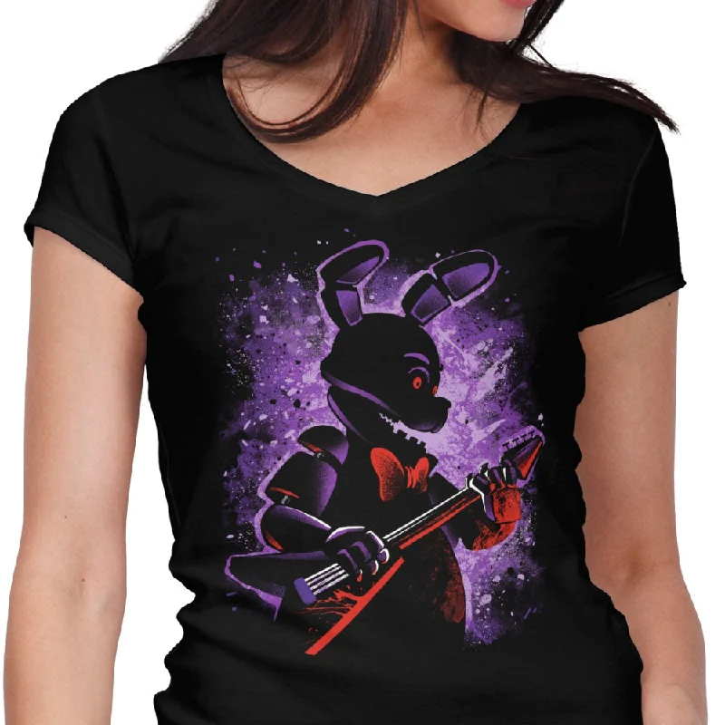 The Animatronic Rabbit - Women's V-Neck