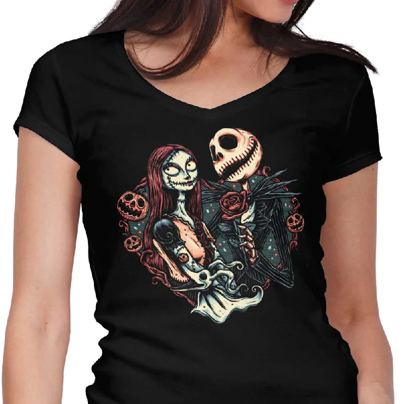 Skeletal Love - Women's V-Neck