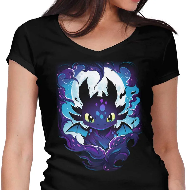 Darkness Dragon - Women's V-Neck