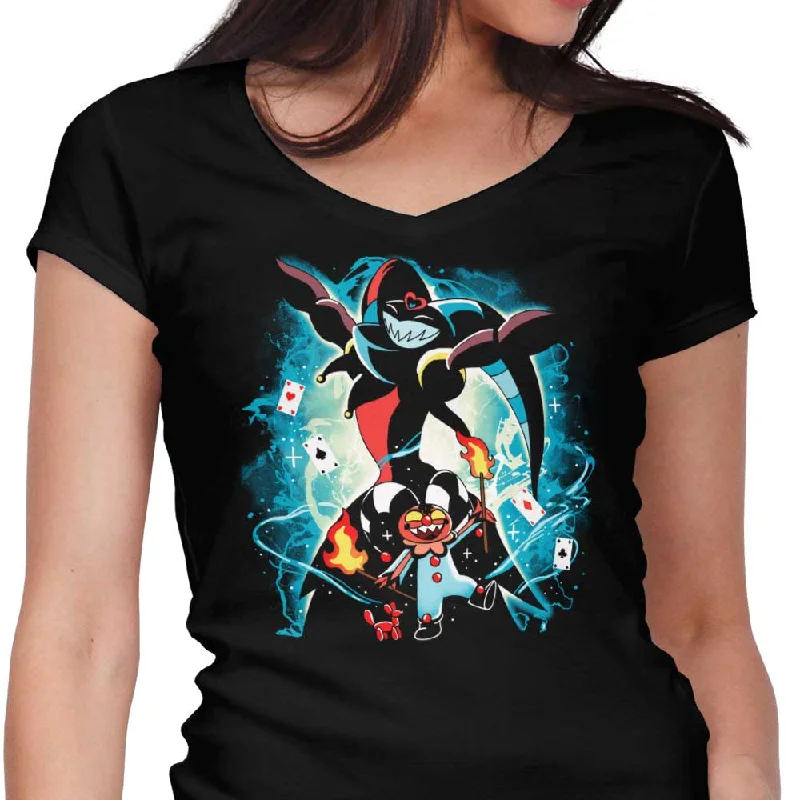 Demon Clown - Women's V-Neck