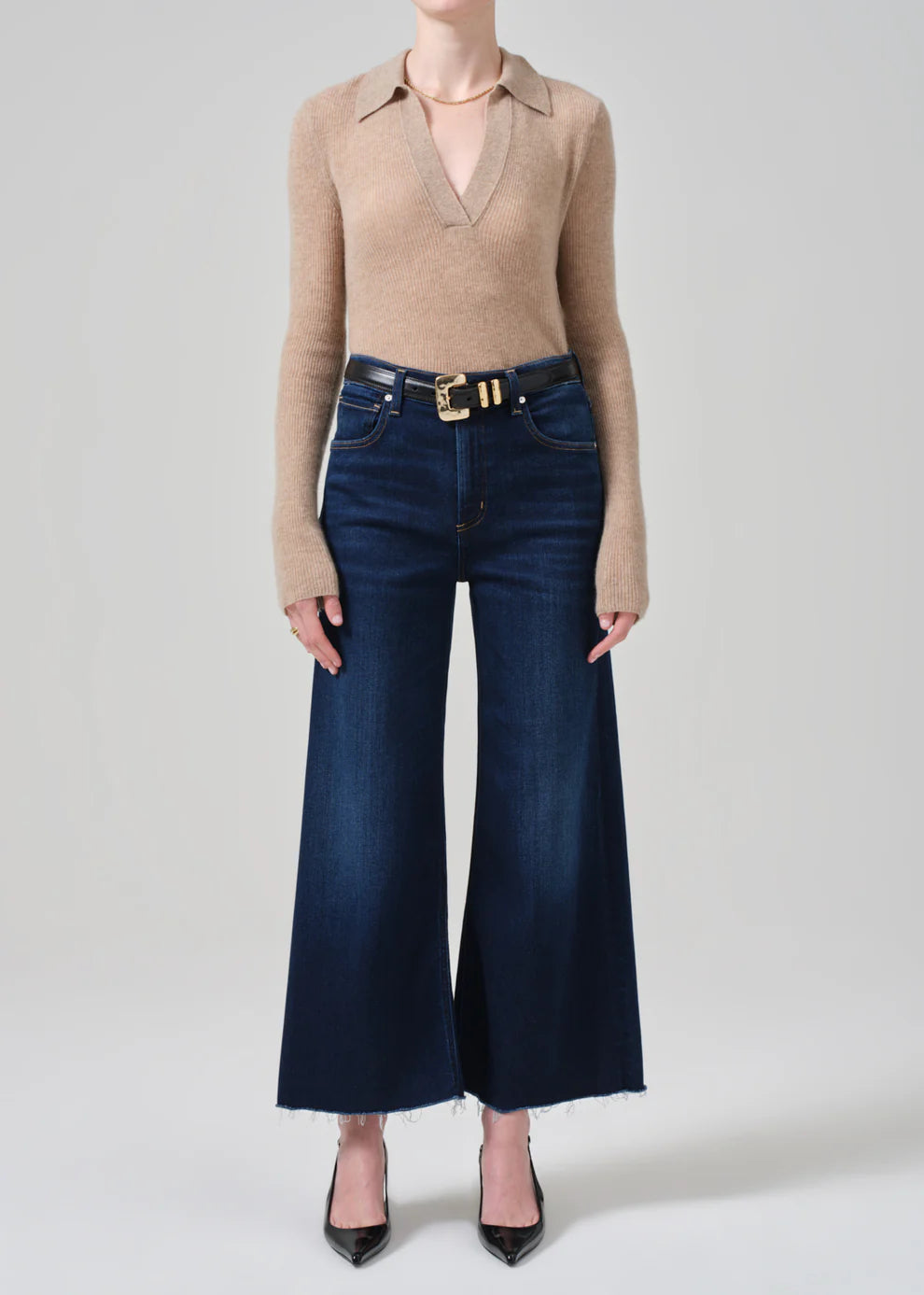 Lyra Crop Wide Leg - Lotus