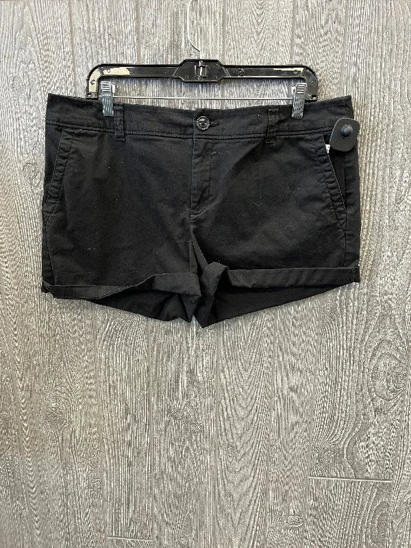 Shorts By Liz Claiborne In Black, Size: 14