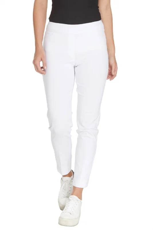 Ankle Pants In White