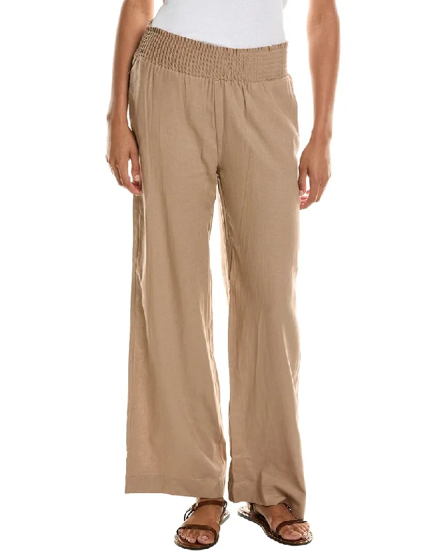 LUXE ALWAYS Linen-Blend Pant