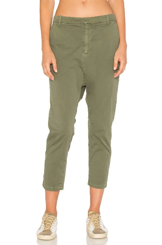 Paris Pant In Camo Green