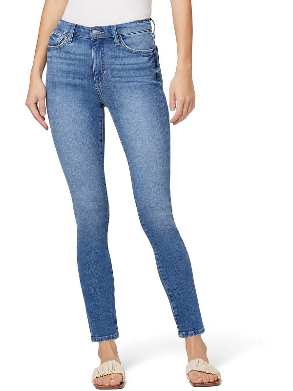 Womens Curvy Ankle Skinny Jeans