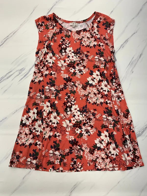 Dress Casual Short By Loft In Floral, Size: Petite  Medium