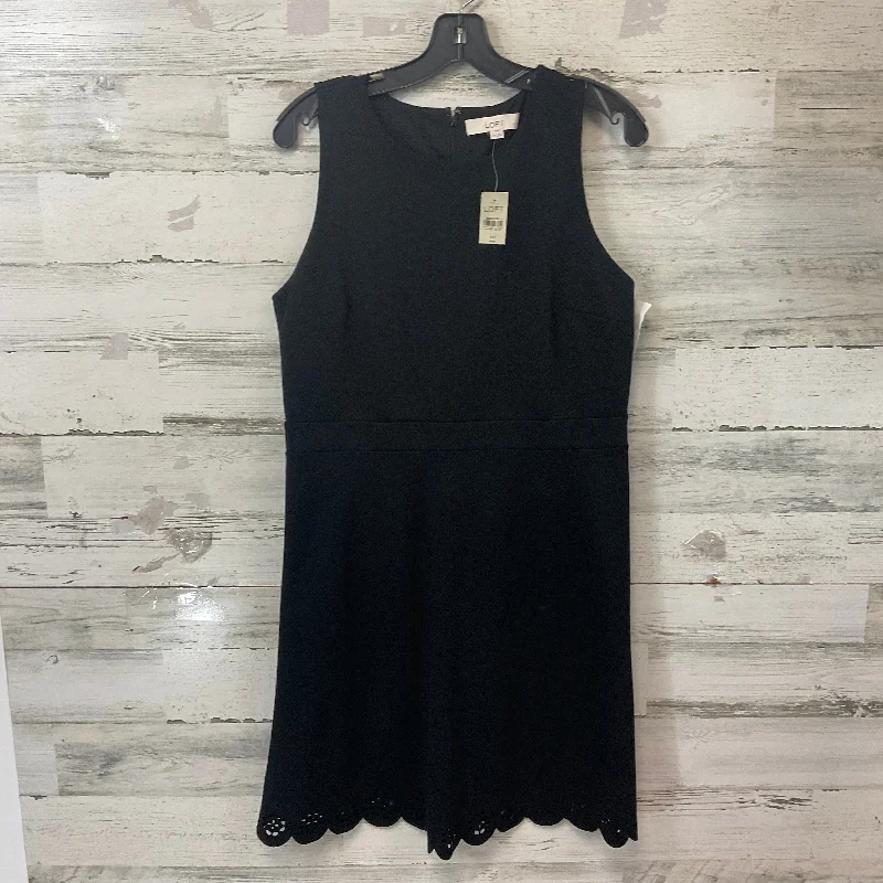 Dress Party Short By Loft In Black, Size: 12p