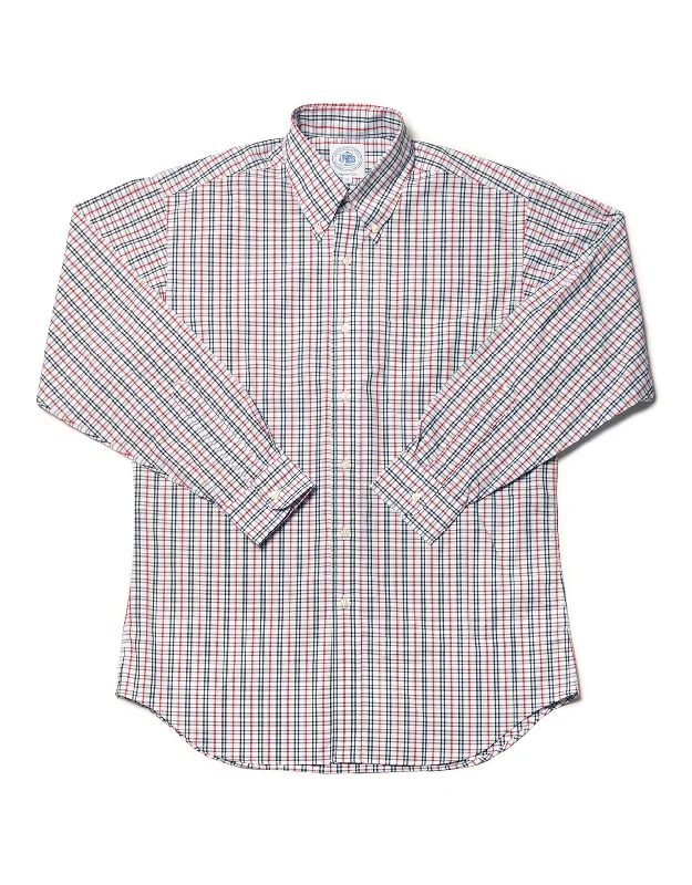 RED TATTERSALL SPORT SHIRT