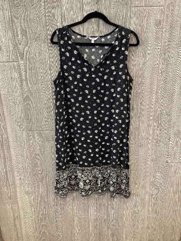 Black Dress Casual Midi Sonoma, Size L