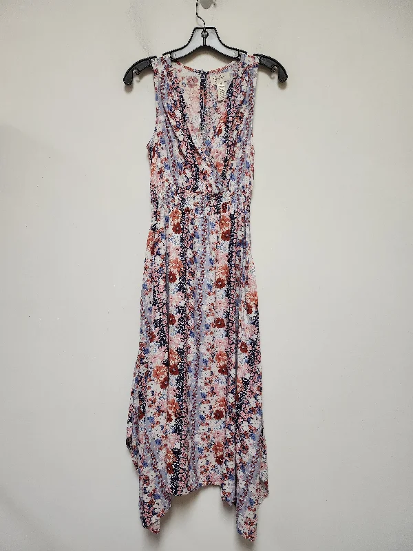 Floral Print Dress Casual Maxi Jessica Simpson, Size S