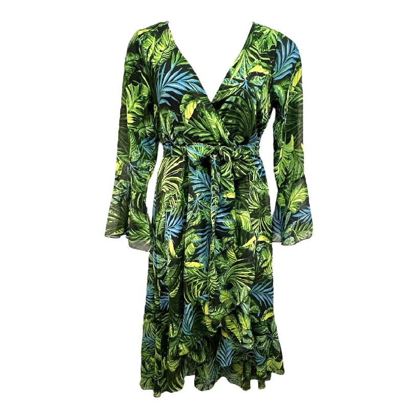 Tropical Print Maxi Dress UNe Ame, Size XL