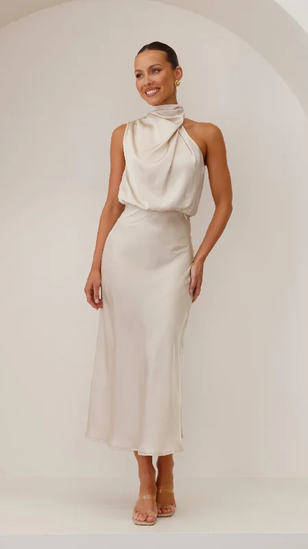 Esther Maxi Dress - Champagne