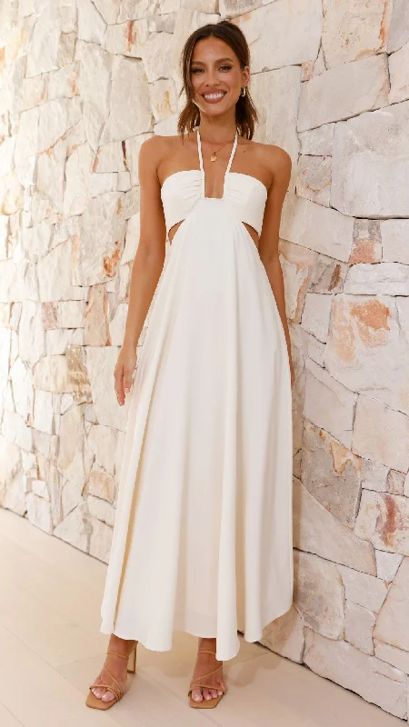 Faya Maxi Dress - Butter