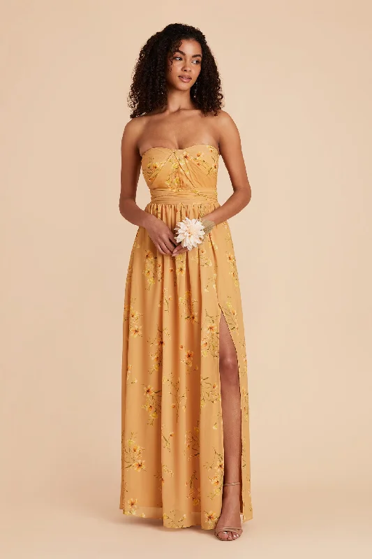 Grace Convertible Dress With Slit - Marigold Le Fleur