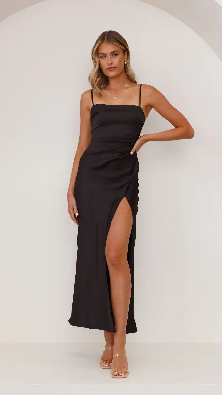 Ilana Maxi Dress - Black