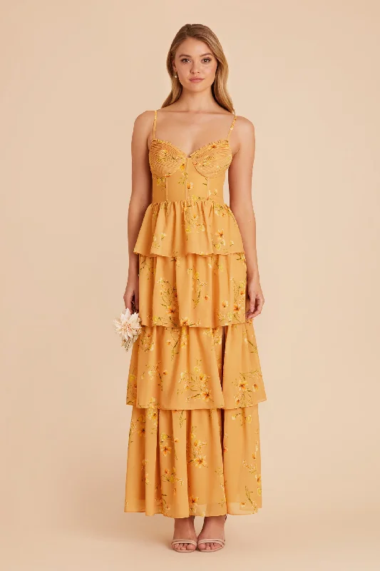 Lola Chiffon Dress - Marigold Le Fleur