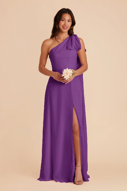 Melissa Chiffon Dress - Amethyst