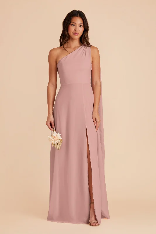 Melissa Chiffon Dress - English Rose