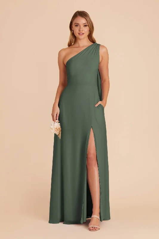 Melissa Chiffon Dress - Eucalyptus