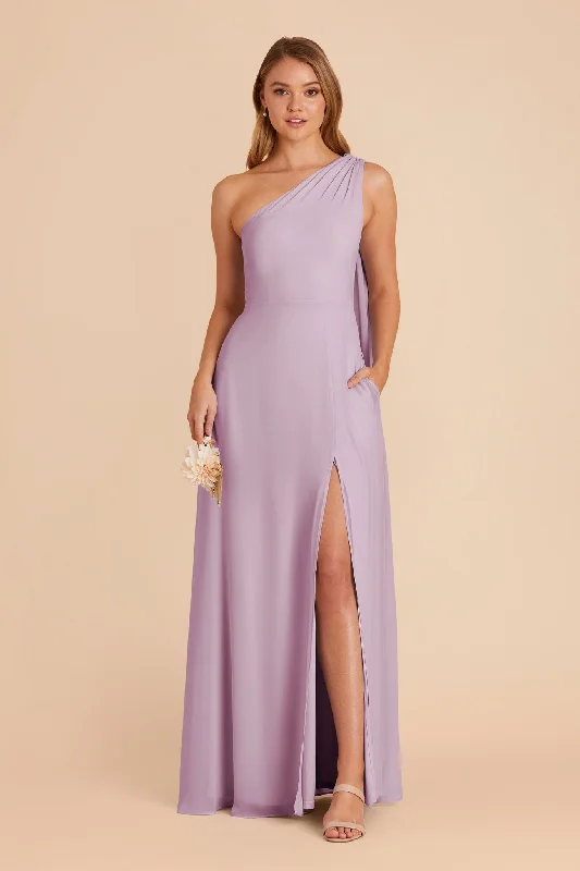 Melissa Chiffon Dress - Lavender