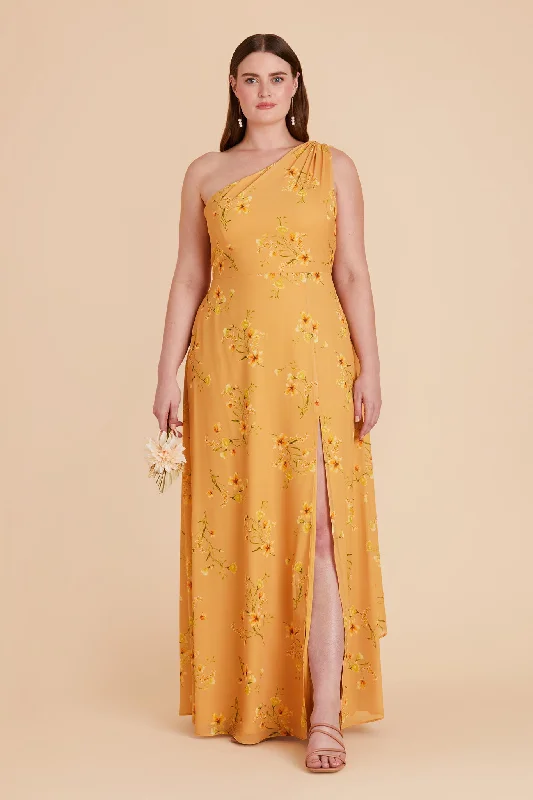 Melissa Chiffon Dress - Marigold Le Fleur