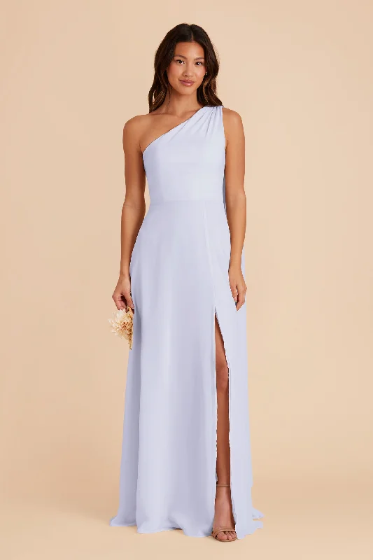 Melissa Chiffon Dress - Periwinkle Blue