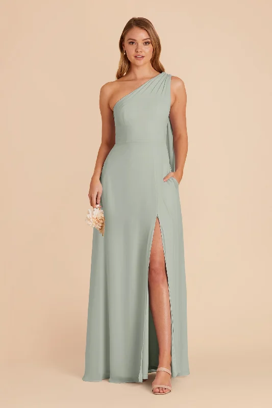 Melissa Chiffon Dress - Sage