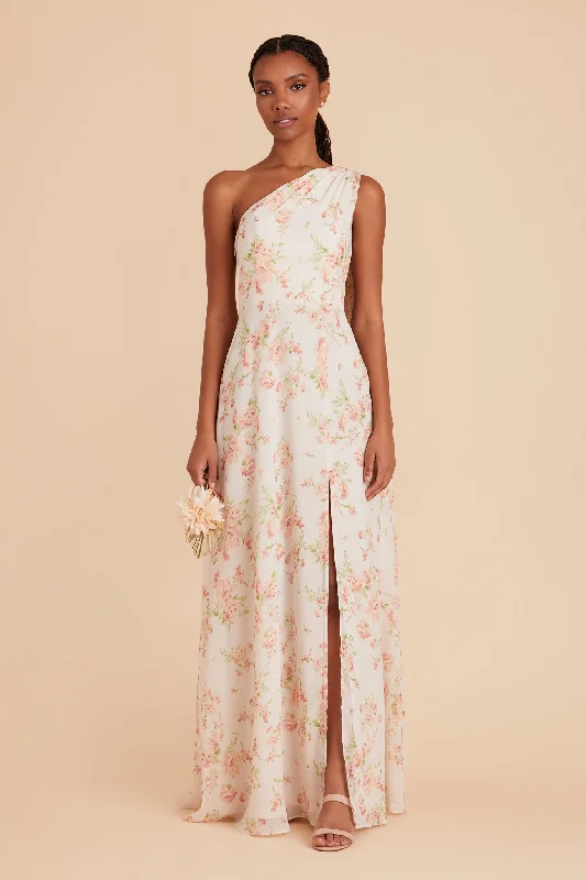 Melissa Chiffon Dress - Whimsical Blooms