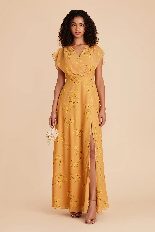 Violet Chiffon Dress - Marigold Le Fleur