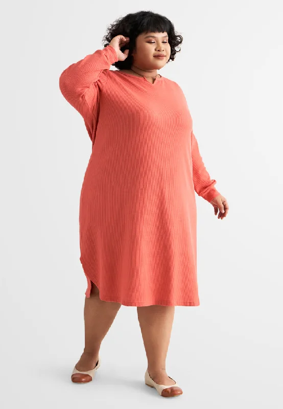 Willow Waffle Long Tunic Dress