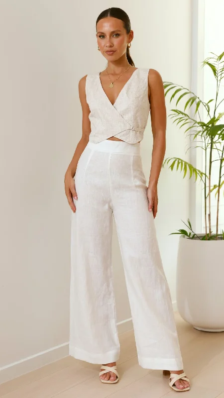 Karah Pants - White